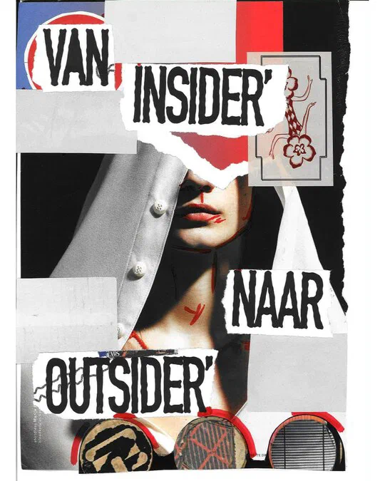 Collage: van insider naar outsider
